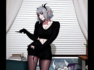 X-rated AI Succubus Strips For You