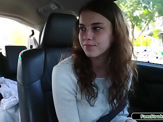 19yo stepdaughter sucks stepdad for car